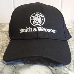 casquette smith wesson noir reglable neuf