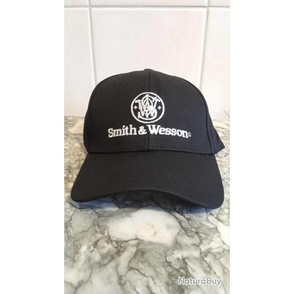 casquette smith wesson noir reglable neuf