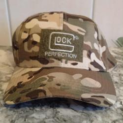 casquette glock camo camouflage neuf reglable militaire armée
