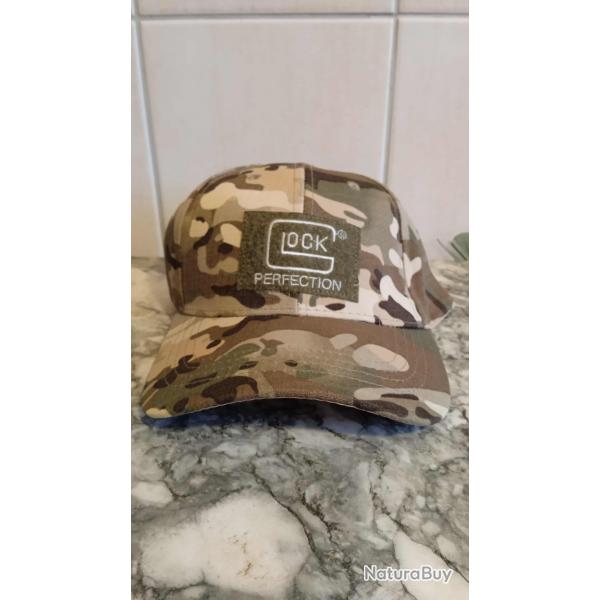 casquette glock camo camouflage neuf reglable militaire arme