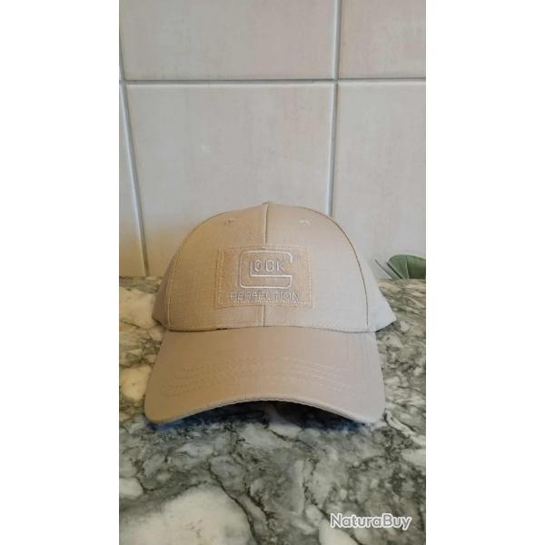 casquette glock beige neuf reglable militaire arme