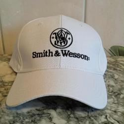 casquette smith wesson blanche reglable neuf
