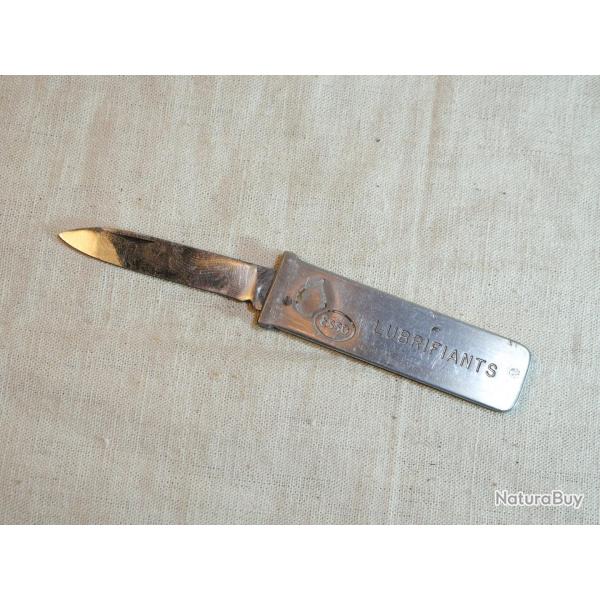 AUTOMOBILIA - rare Canif lubrifiants ESSO ref CAB25CNR020