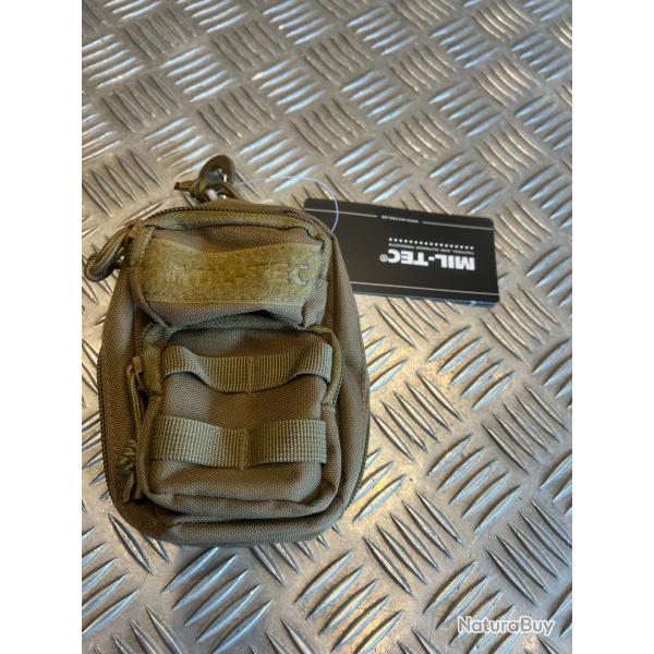 petite sacoche porte clé assaut mil-tec coyote