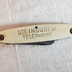 Canif société Industrielle Téléphone ref CAB25CNR013