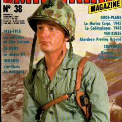 Militaria magazine 38 , glengarry, artilleurs en bleu horizon, casque m1, mas 36 part 2, insignes ra