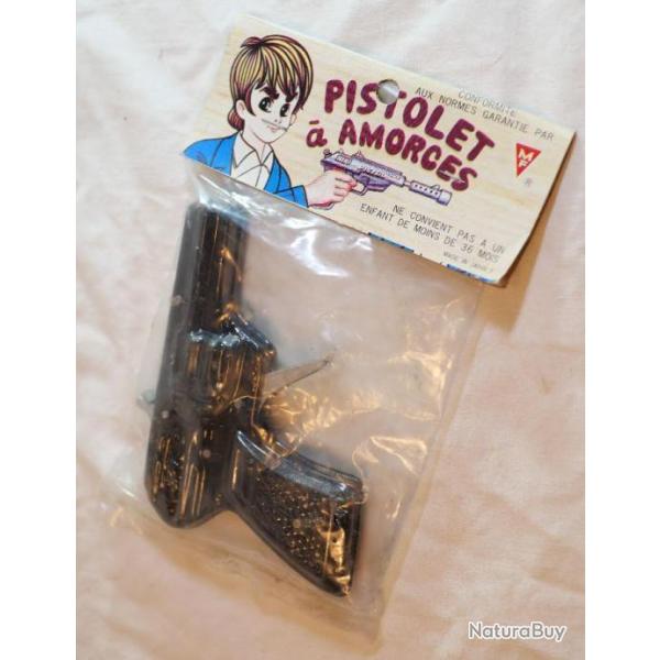 jouet Pistolet revolver tle emballage comme  l'origine - WORLD JAPAN annes 50/60 ref B