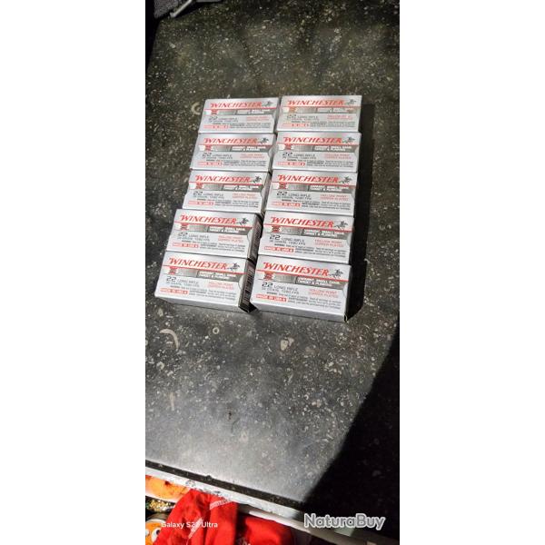 10 boites 22 lr winchester superX