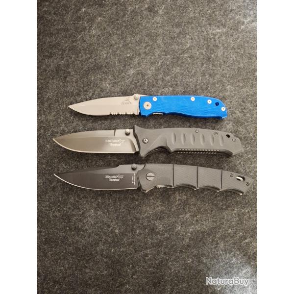 couteaux pliants en lot
