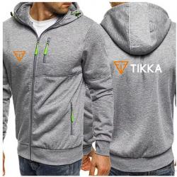Sweat TIKKA gris clair LIVRAISON GRATUITE