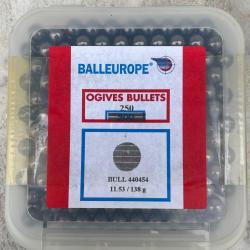 Balles rondes poudre noire calibre 44