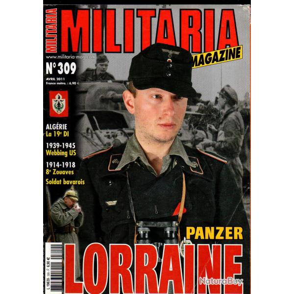 Militaria magazine 309 algrie 19e d.i., mrite arme rouge urss, lorraine 1944, usaaf armures tireu