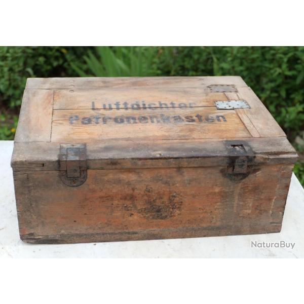 Caisse 1500 7,92 mm Patronenkasten 88B Normandie 1944 REF RB23PTRN008