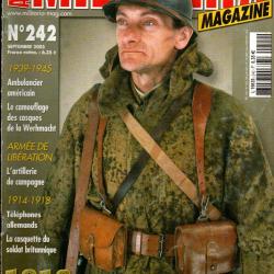 Militaria magazine 242, casquette soldat britannique 1905-18,une vie de gendarme , téléphones 14-18