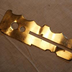 W/|D - armée britannique - Patience en laiton britannique - WWI - COU24PAT001