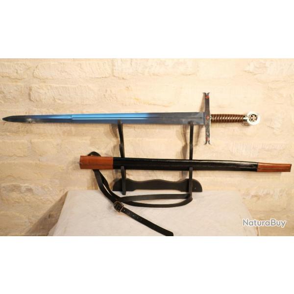 MOYEN AGE Épée médiévale ou HEROIC FANTASY COSPLAYEUR avec fourreau ref EBR24EEE008