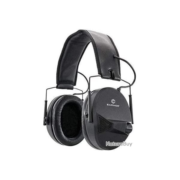 Casque anti-bruit lectronique Earmor M30 Noir