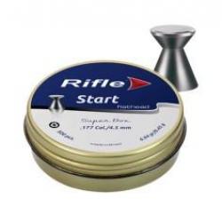 Boîte de 500 plombs Rifle Start Calibre 4,5mm tête plate