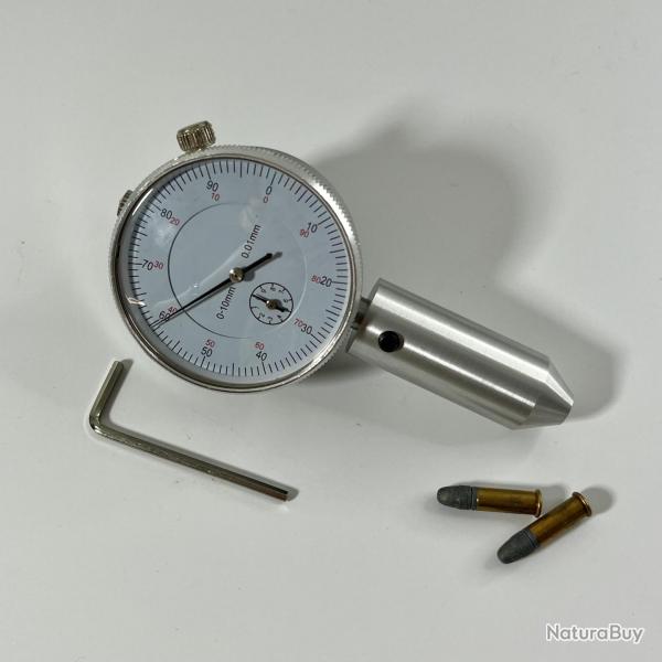 Outil de mesure longueur munitions 22LR