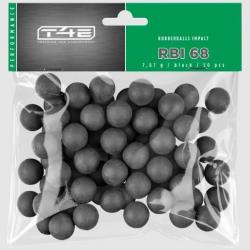 Billes caoutchouc noyau d'acier Calibre 68 RBI x50
