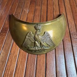 HAUSSE-COL D'OFFICIER D'INFANTERIE OU D'INFANTERIE DE LA GARDE IMPÉRIALE, MODÈLE 1854, SECOND EMPIRE