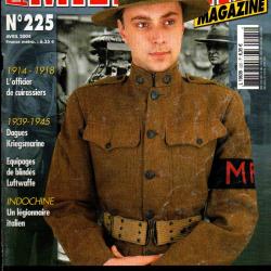Militaria magazine 225 officier des cuirassiers 14-18, dague d'officier de marine, radios us army,