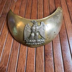 HAUSSE DE COL A L'AIGLE EN ARGENT OFFICIERS DE TROUPES A PIEDS SECOND EMPIRE