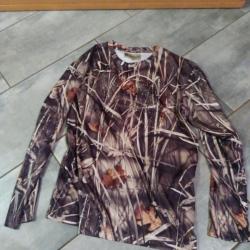 Sous-pull percussion 3XL camouflage en très bon état