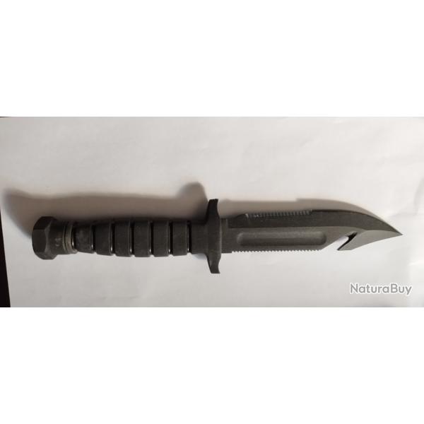 ONTARIO KNIFE CO. SPEC PLUS SP-24 USN-1 COUTEAU  LAME FIXE FABRIQU AUX TATS-UNIS JAMAIS UTILIS