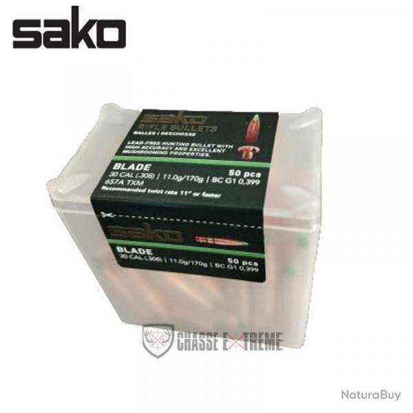100 Ogives SAKO Blade Pro Tec Cal 30/308 131gr