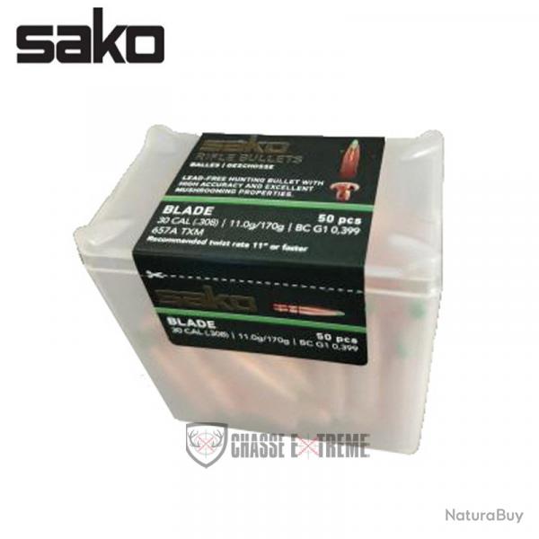 100 Ogives SAKO Blade Pro Tec Cal 30/308 162gr