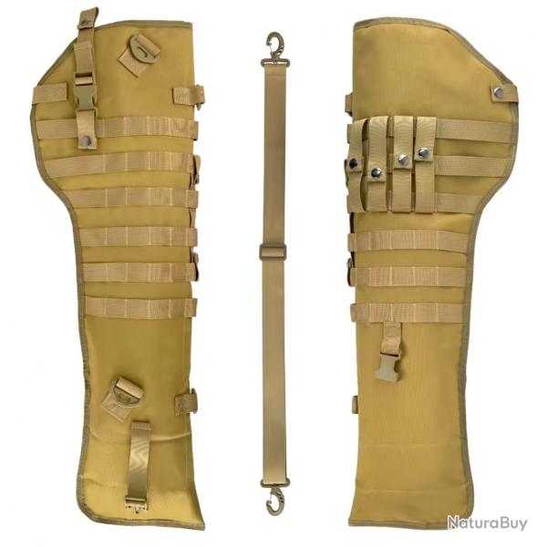 Sac fourreau pour fusil tactique tui de transport pour fusil systme molle couleur dsert