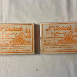 2 boites de cartouches cal  16  "   l'idéale "