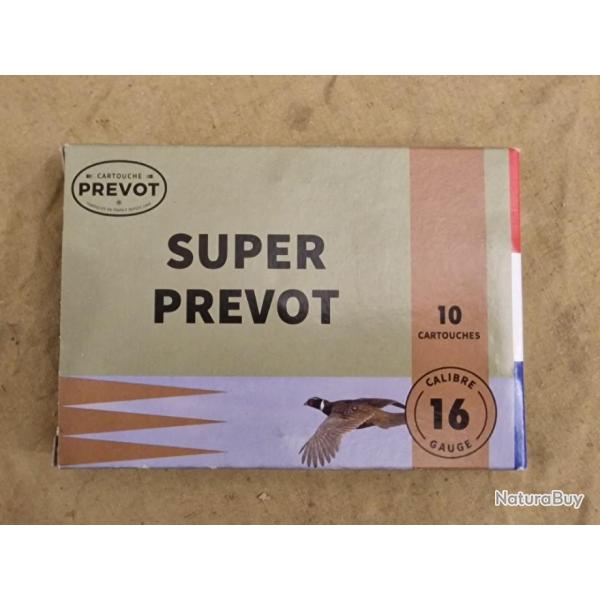 Cartouches Super Prevot 32g cal 16/67 N2 HILMAR SUPER DESTOCK !!!