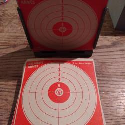 Porte cible gamo 14 cm par 14 cm + une centaine de cible