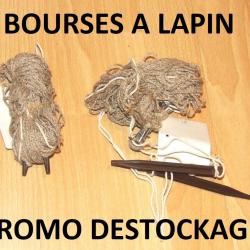DERNIER LOT de 2 BOURSES A LAPIN à 15.00 Euros !!!!!!!!!! - VENDU PAR JEPERCUTE (GE355)