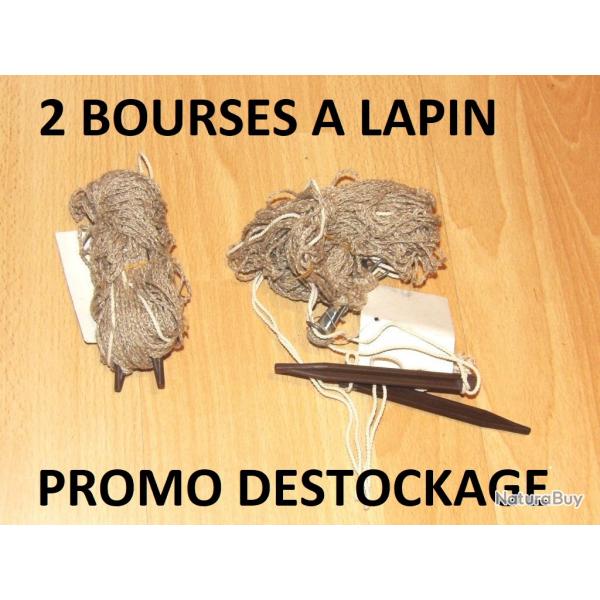 DERNIER LOT de 2 BOURSES A LAPIN  15.00 Euros !!!!!!!!!! - VENDU PAR JEPERCUTE (GE355)