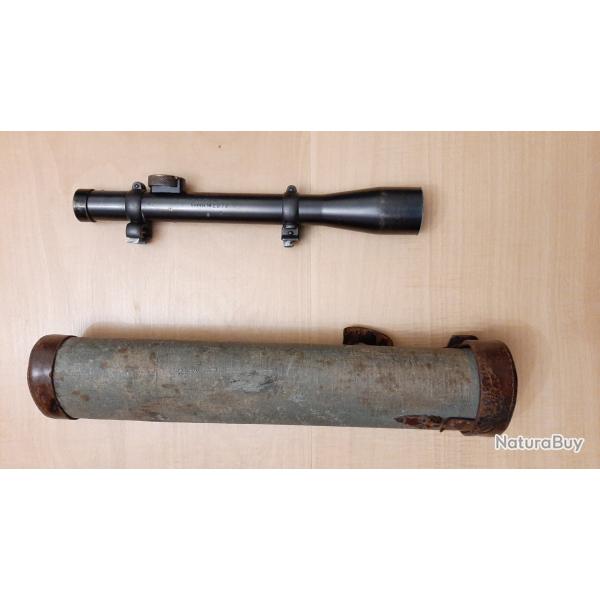 RARE Ensemble lunette mauser G98 gewehr 98 avec sa boite de transport