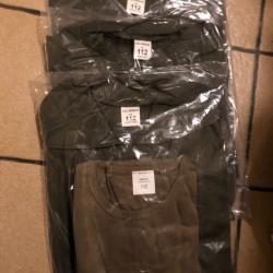 3 chemises F 112 XL et 1 T shirt coyote 112 xl