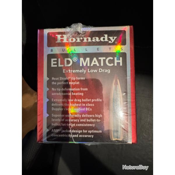 Ogive 0.264 HORNADY 147Gn Eld Matchs