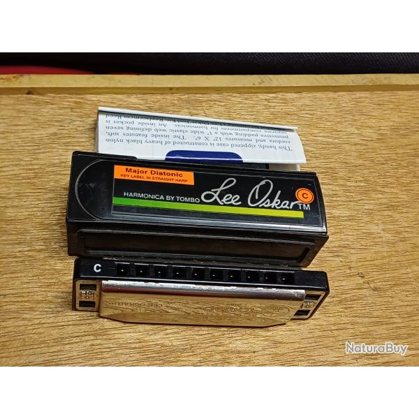 Superbe et mythique harmonica LEE OSKAR Diatonique Majeur en DO + boite papiers