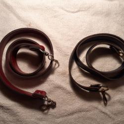 2  BRETELLES  SKAI   POUR FUSIL   ou   autre a voir