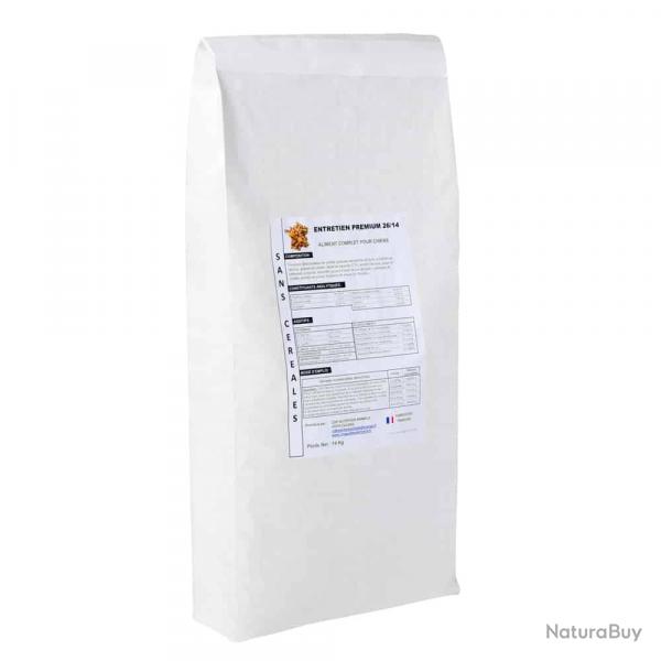 1 paquet de croquettes de 14 kg/ ENTRETIEN PREMIUM 26/14 (sans crales)