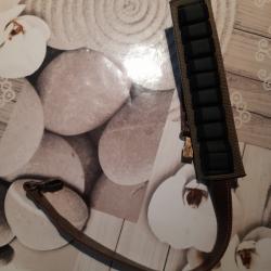 Bretelle cuir pour fusil avec porte cartouches