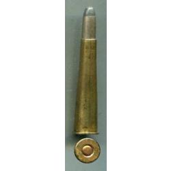 6.6 x 48 Sauser & Sohn - marquage : N SS 6,6 x 48 - balle nickel pointe plomb plate