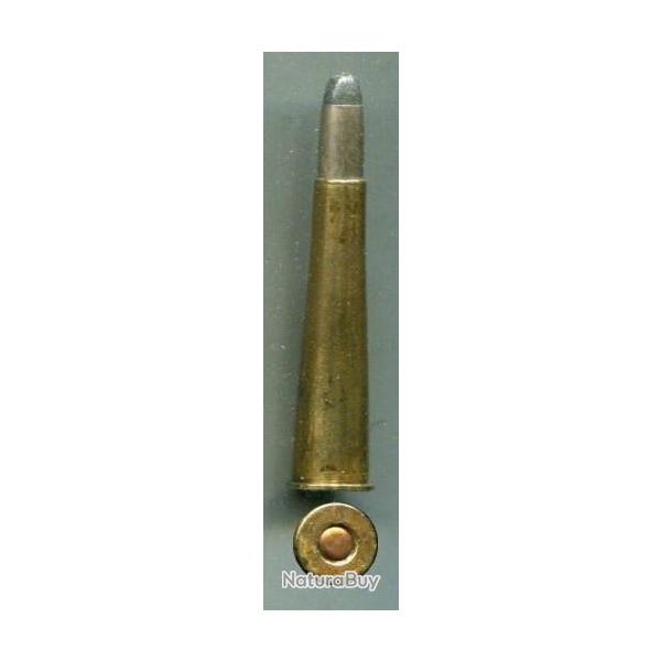 6.6 x 48 Sauser & Sohn - marquage : N SS 6,6 x 48 - balle nickel pointe plomb plate