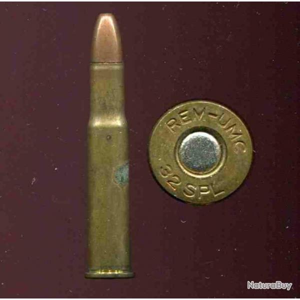 .32 Winchester Spcial - marquage : REM-UMC - balle cuivre pointe plomb