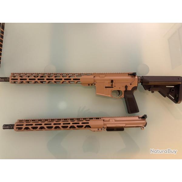 AR15 Radical Firearms USA 5.56x45 et Conversion Radical Firearms USA .300 Blackout avec culasse