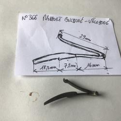 VENDU PAR LE-CUIRASSIER N° 366 RESSORT D'ARMURERIE POUR REVOLVERS BULDOOG/VELODOOG