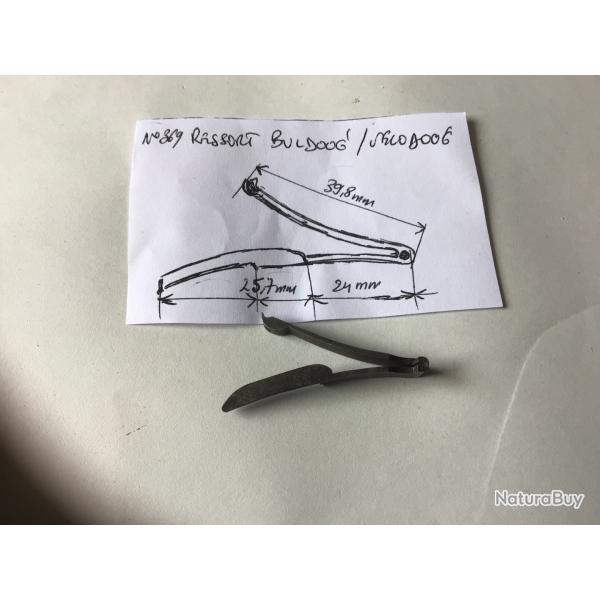 VENDU PAR LE-CUIRASSIER N 369 RESSORT D'ARMURERIE POUR REVOLVERS BULDOOG/VELODOOG